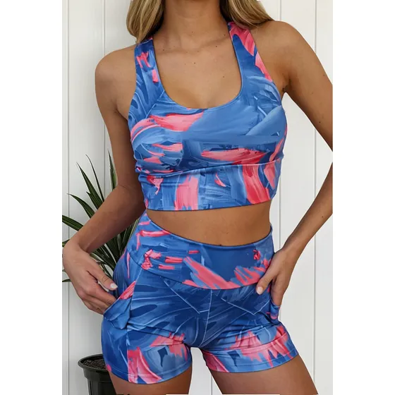 Calza Deportiva Kiero 7309 Microf Estampada Talle 1 Al 3