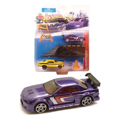 Hot Wheels 1/64 Rlc Nissan Skyline Gt-r R34 Roxo Cor Índigo