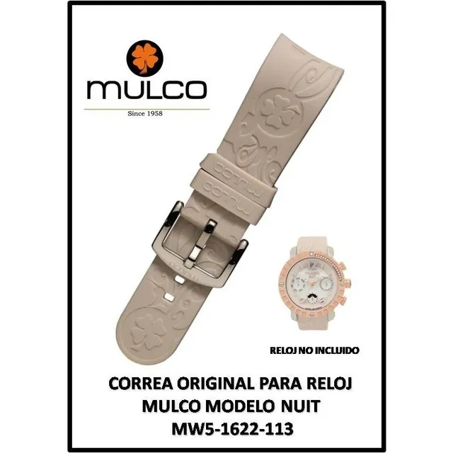 Correa Reloj Mulco Nuit Original Y Nueva Mw5-1622-113