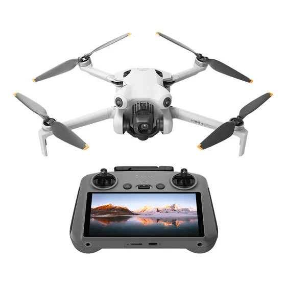 Drone Dji Mini 4 Pro Plegable Control Remoto Rc 2 4k Batería Color Blanco