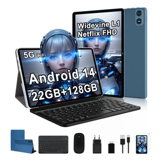 Android 14 Tablet 22gb + 128gb Rom 8000mah Con Funda Mouse Android 14 Tablet 22gb + 128gb Rom 8000mah Con Funda Mouse