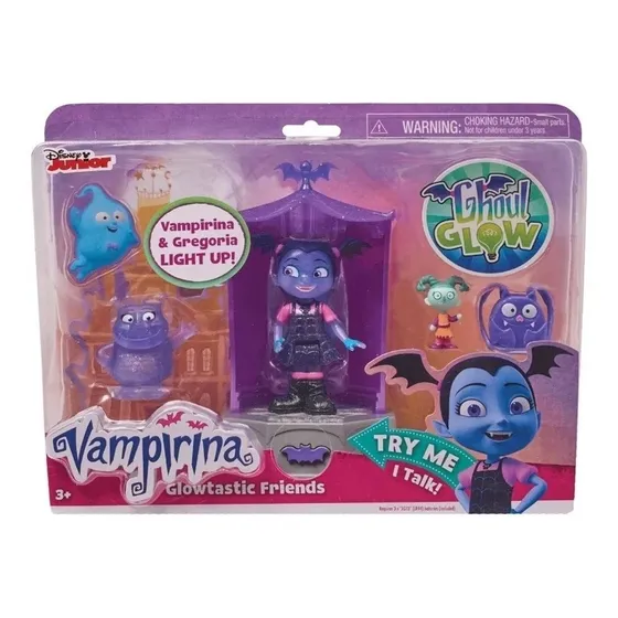 Vampirina  Disney Figura Muñeca Set Glowtastic Friends 