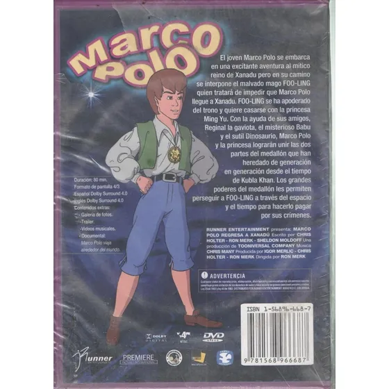 Legoz Zqz Dvd - Marco Polo Regresa A Xan -sellado - Ref- 695