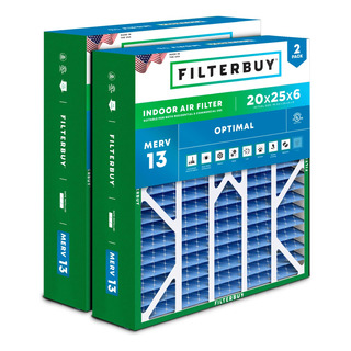 Filtro De Aire Filterbuy Merv 13 20x25x6 Para Aprilaire Y Le Filtro De Aire Filterbuy Merv 13 20x25x6 Para Aprilaire Y Le
