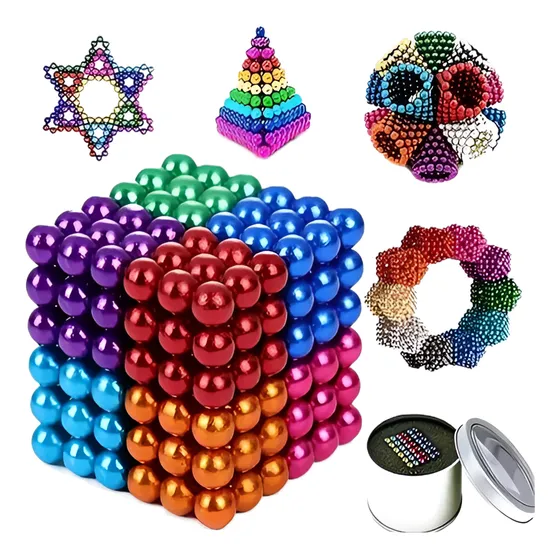 Juego Antiestrés 343 Unids/caja Imanes 3 Mm Rompecabezas Neo