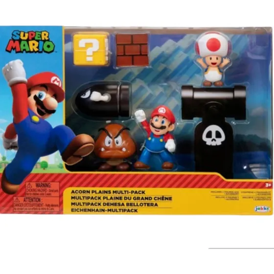 Super Mario Playset X 5 Muñecos Figuras Personajes Nintendo