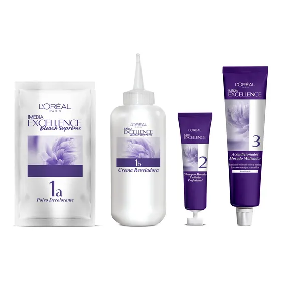 Decolorante Excellence Excellence Tintura Excellence Bleach Supreme tono rubio 30Vol. para cabello