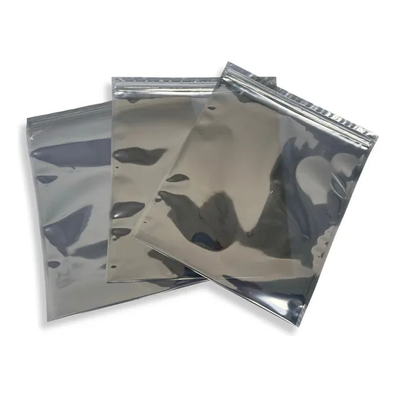 Bolsa Antiestática Esd Blindada Ziploc 100 Piezas 10 X 16 Cm