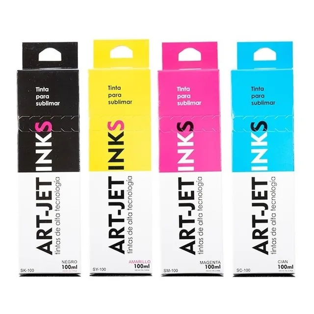 Tinta Sublimado Sublimar Art-jet 100ml Pack 4 Colores