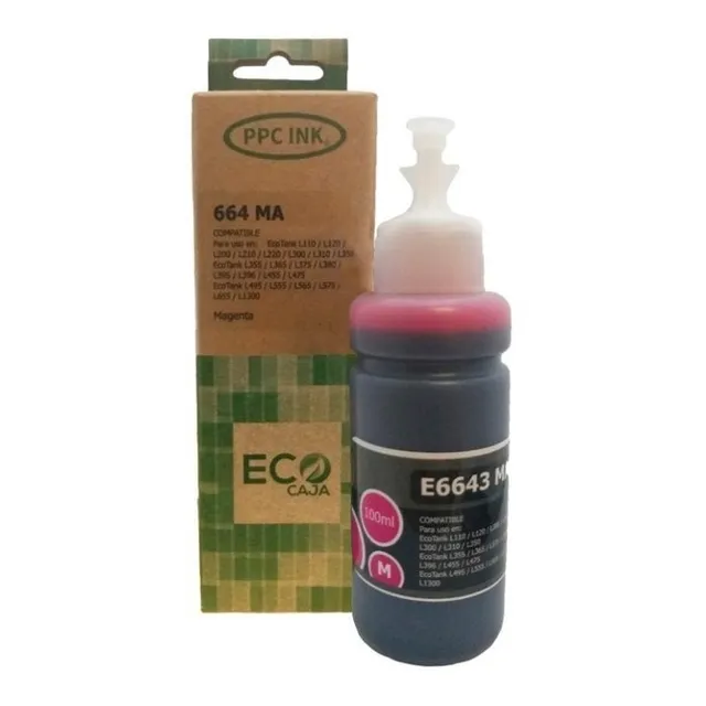 Tinta Compatible Con Epson T664 Colores Marca Ppc Ink
