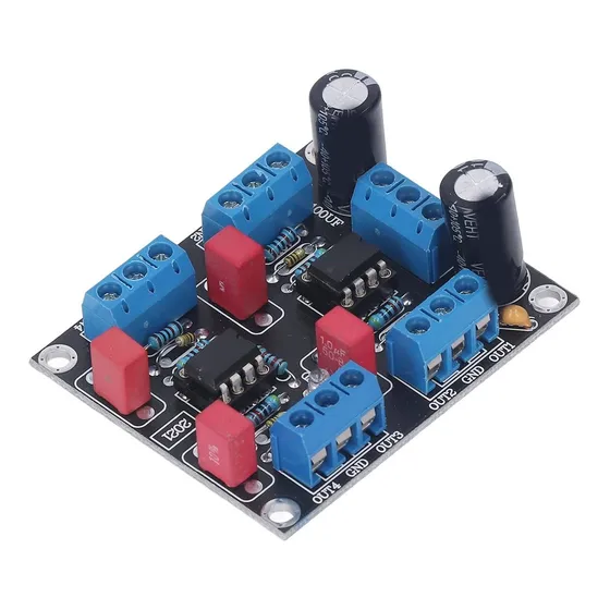 Placa Controlador Chip Preamplificadora 5w 12v 15v 4 Canal