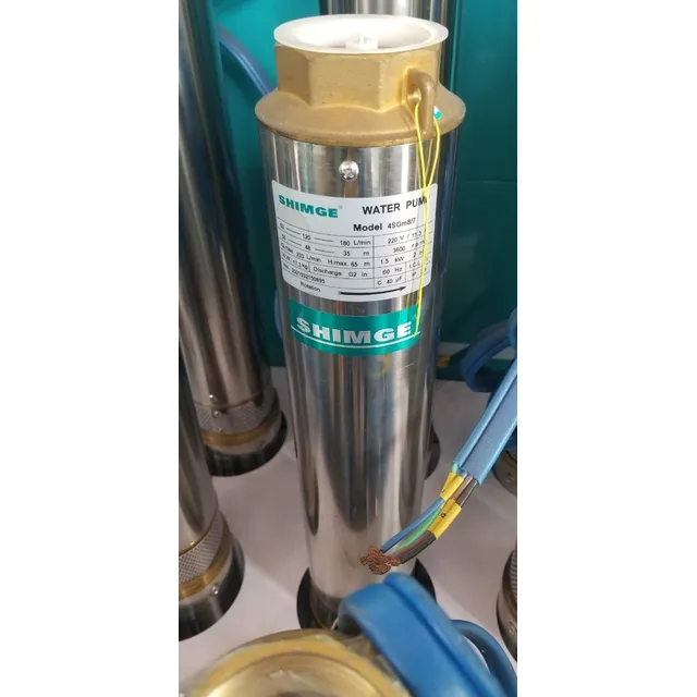 Bomba Sumergible De 2hp Marca Shimge 4sgm8/7 Voltaje 220