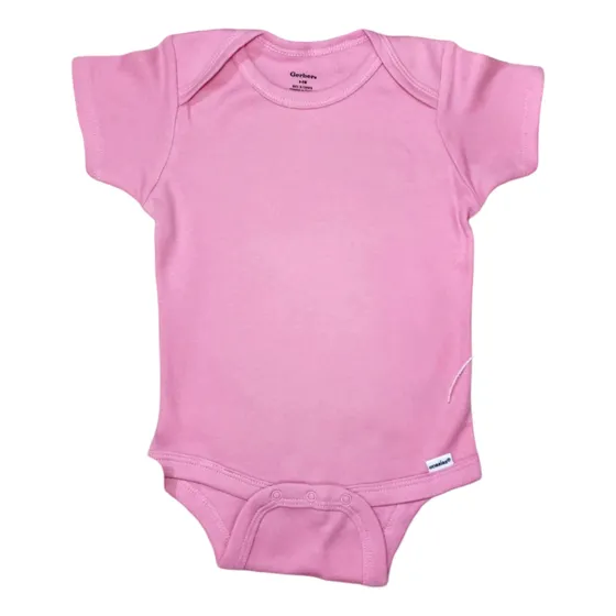 Body Gerber Para Niña Color Rosa