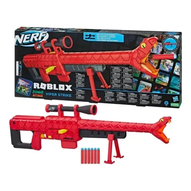 Nerf Roblox Zombie Attack Viper Strike Rojo