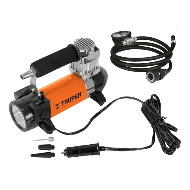 Inflador De Llanta Compresor Aire Portátil 12v