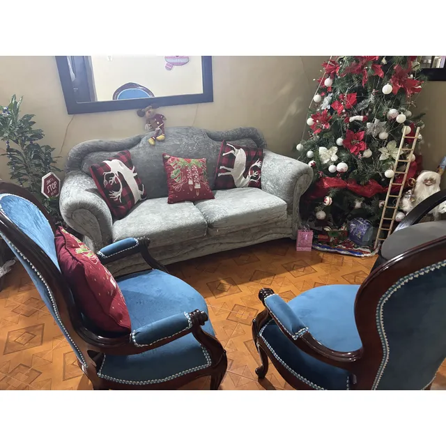 Hermosa Sala Isabelina Como Nueva