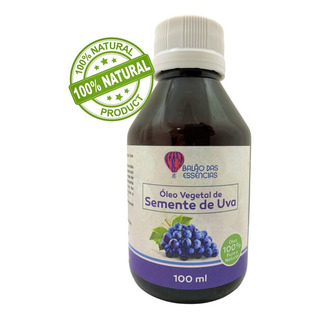 100ml Óleo Vegetais - Escolha O Seu Diverso (puro E Natural) Fragrância Semente De Uva 100ml Óleo Vegetais - Escolha O Seu Diverso (puro E Natural) Fragrância Semente De Uva