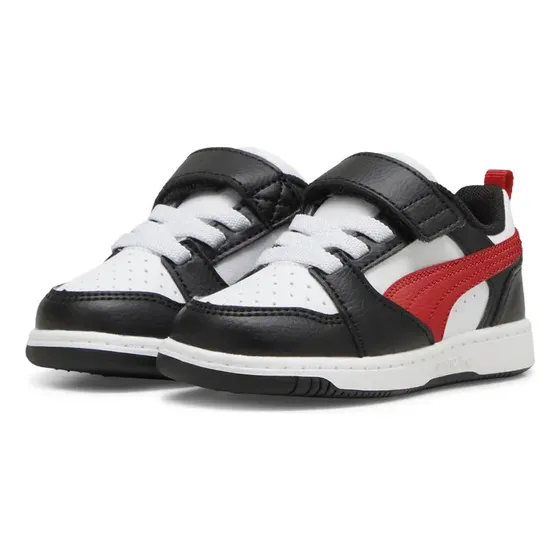 Zapatilla Puma Rebound V6 Lo Ac+ Inf Negro Niño