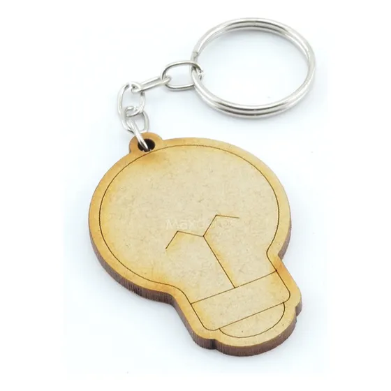 75 Chaveiros Personalizados Mdf Lâmpada