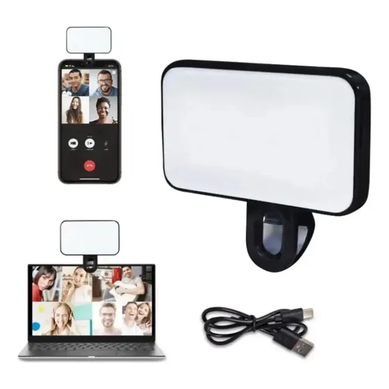 Luz Video Led Portatil Smartphone Bicolor Recargable Selfie