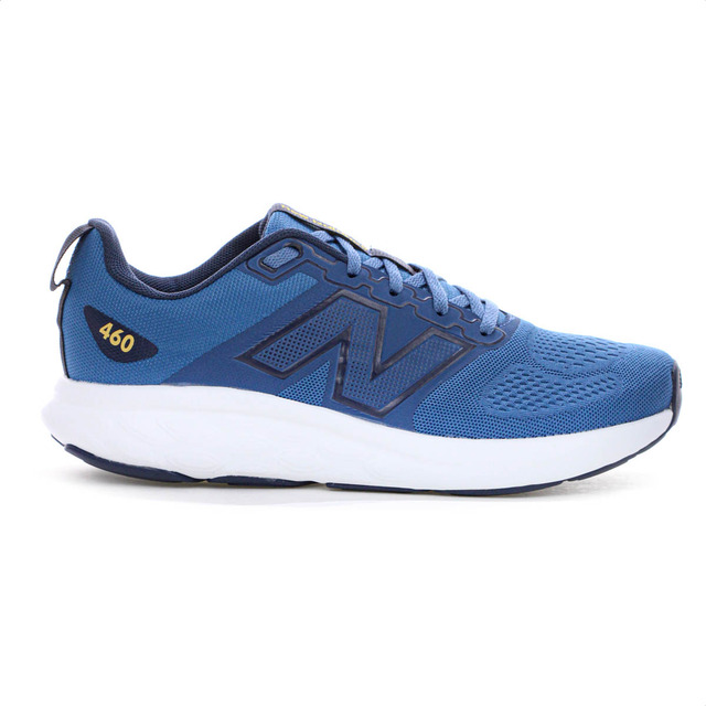 Tênis New Balance Azul 460 V4 Masculino Estabilidade Tração Tênis New Balance Azul 460 V4 Masculino Estabilidade Tração
