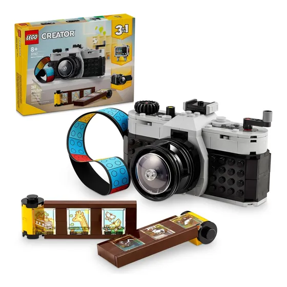 Toy Lego Creator 3 In 1 Retro Camera Transforms W/ Stickers