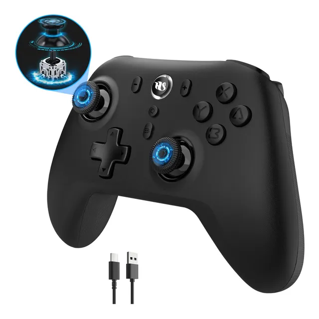 Hoso Ga01a Control Para Nintendo Switch Inalámbrico Larga Duración Color Negro