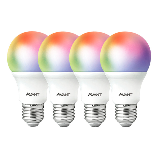 Kit 4 Lampadas Led Smart Inteligente Wi Fi Alexa Google 10w Rgb E27 127/220v Cod: 29002817... Kit 4 Lampadas Led Smart Inteligente Wi Fi Alexa Google 10w Rgb E27 127/220v Cod: 29002817...