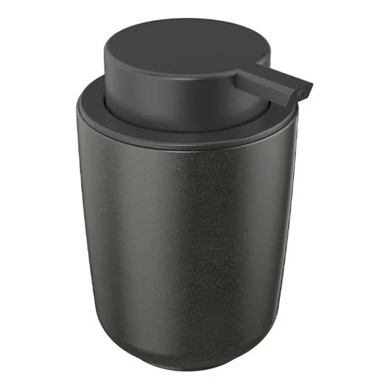 Dispenser Porta Sabonete Líquido Em Cerâmica Osaka Yoi Cor PRETO REATIVO
