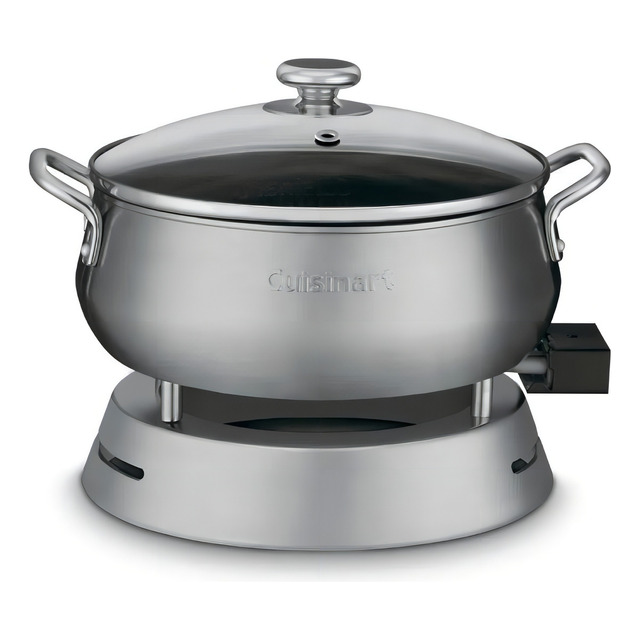 Panela Elétrica De Fondue Cuisinart 1000w 127v Aço Escovado Cor Inox Frequência 60hz 127v Panela Elétrica De Fondue Cuisinart 1000w 127v Aço Escovado Cor Inox Frequência 60hz 127v