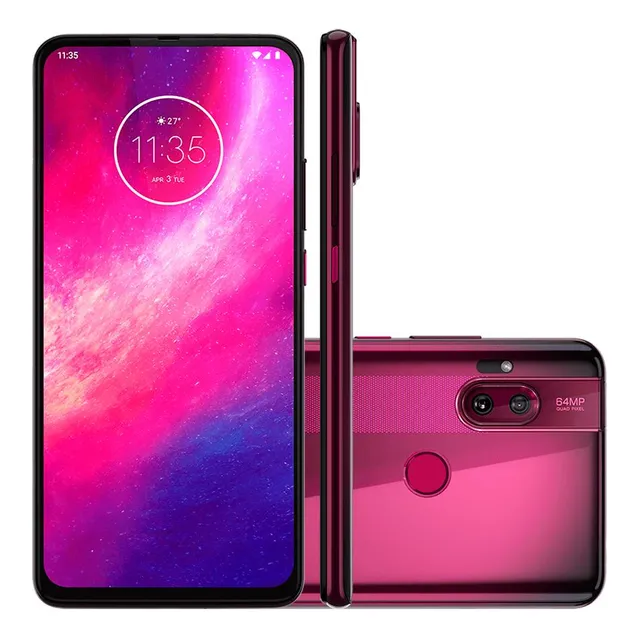 Motorola One Hyper 128gb 4gb Rosa Boreal Android