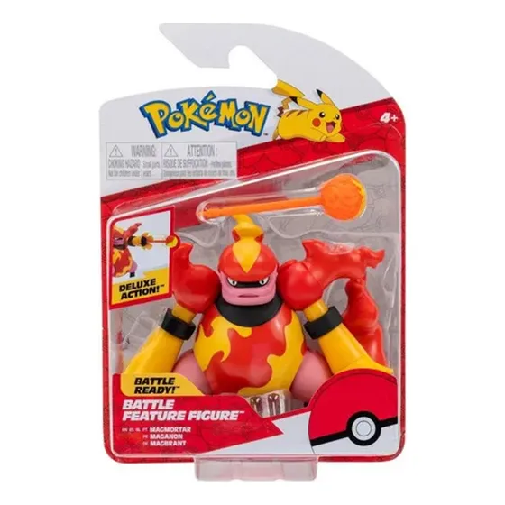 Pokemon Magmortar Figura Muñeco Juguete Coleccion