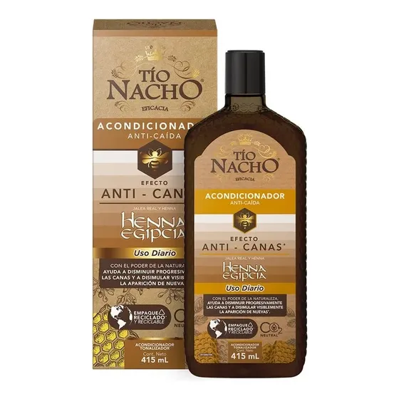 Acondicionador Tío Nacho Anticanas Con Henna Egipcia 415ml