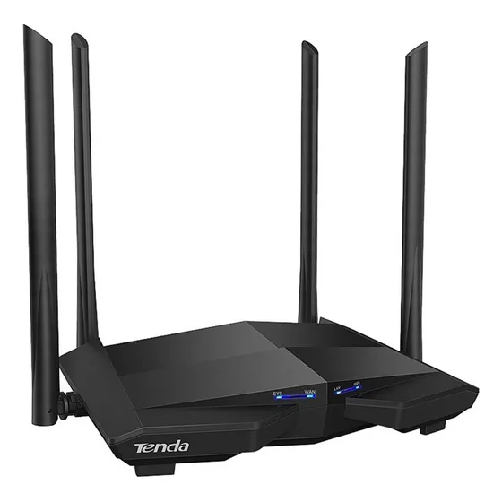Router Wifi Tenda 4 Antenas Ac10 Ac1200 Dual-band Rompemuro