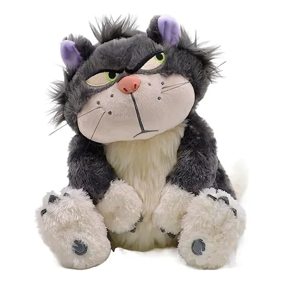 Peluche Gato Lucifer 60cm - Gato Kawaii Enfadado Cenicienta