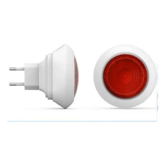 Sirena Inalámbrica Star Zigbee Para La Seguridad De Su Hogar Blanco