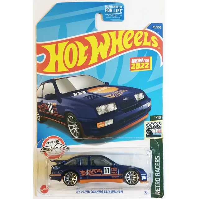 Hot Wheels '87 Ford Sierra Cosworth Mide 7 Cm Escala 1:64