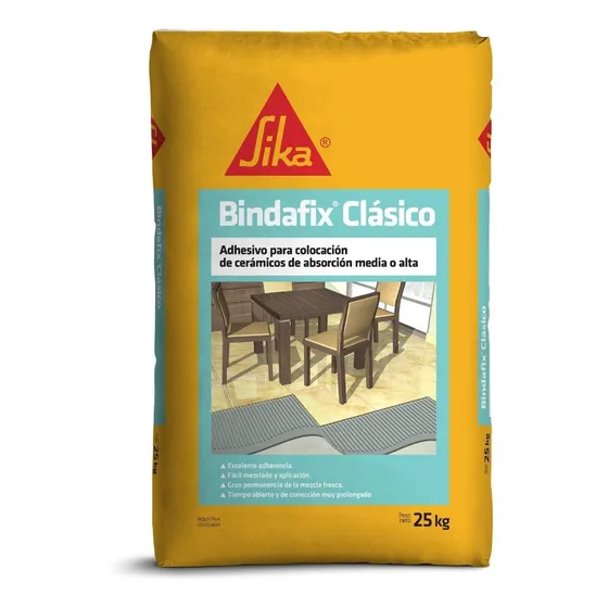 Adhesivo Para Cerámicas Sika Bindafix Clásico 25 Kg Da Vinci