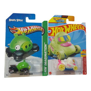 Hot Wheels Duck N Roll Fosforescente + Angry Birds Pack 2pz Hot Wheels Duck N Roll Fosforescente + Angry Birds Pack 2pz