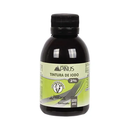 Tintura De Iodo 2% (100ml) Solução Antibacteriana - Pinus