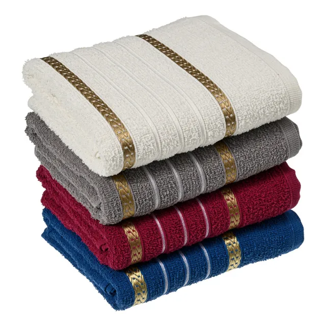 Kit 04 Toalhas Rosto Premium - Macia Confortável Laune Haus Cor Sortidas Lisa