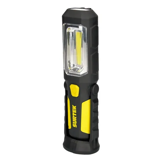 Lampara De Taller Recargable 300lm Base Magnetica Giratoria Color de la linterna Negro Color de la luz Blanco frío