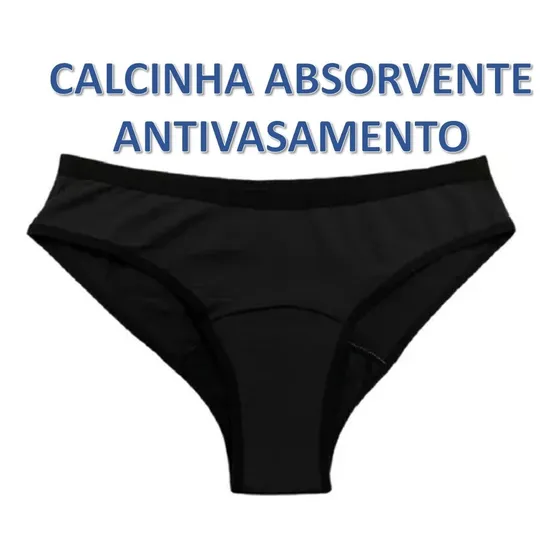 Calcinha Absorvente Fluxo Intenso Incontinência Urinária 