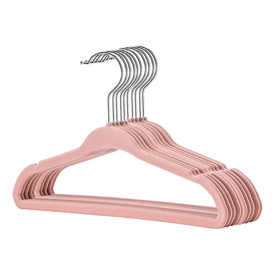 Perchas De Terciopelo Antideslizantes Para Bebés, Giratorias