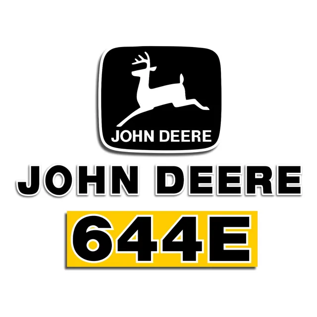 Calcomanias Para Cargador John Deere 644e