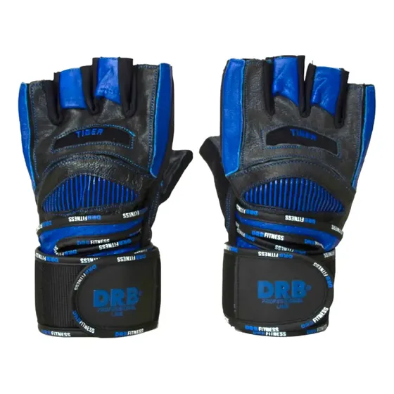 Guantes Gym Fitness Drb Tiger Cuero Pesas Muñequera Gama Pro