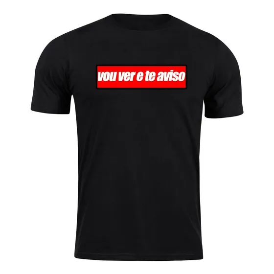 Camiseta Vou Ver Te Aviso Frases Divertidas Tshirt Camisa