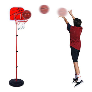 Juego Basketball Aro Tablero Para Niños 201cm Juguete Juego Basketball Aro Tablero Para Niños 201cm Juguete