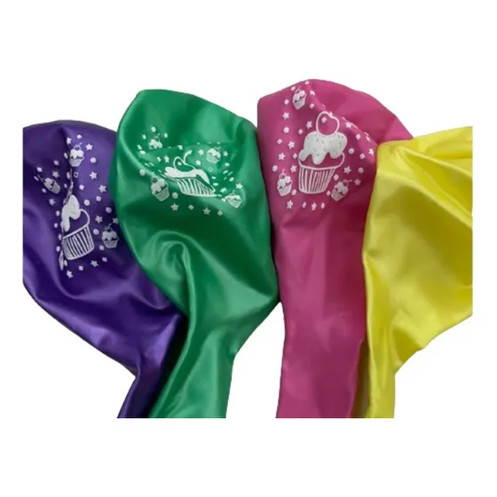 Pack X 10 Globos De Cupcakes De 12 Pulgadas Sempertex