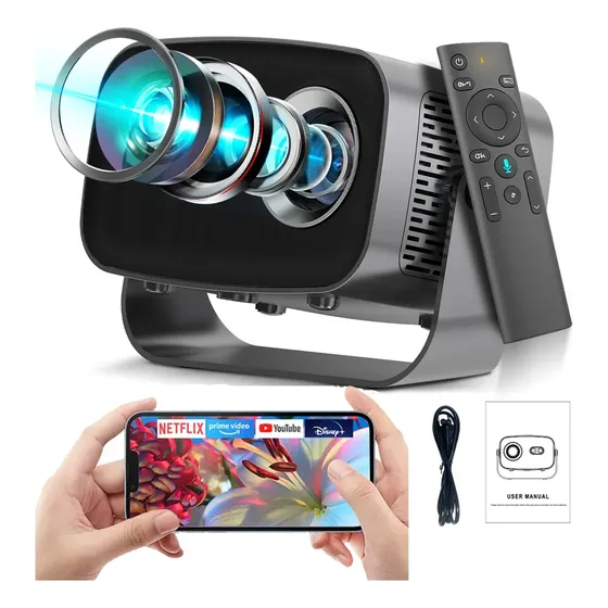 Mini Proyector Wifi Portatil Profesional 4k Android Full Hd